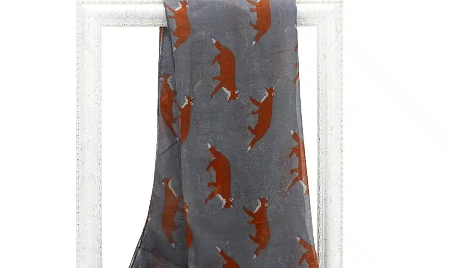 Ladybro Brand Infinity Loop Scarf For Women Autumn Winter Scarves Ring Scarf Long Shawl Lady Fox Print Pashmina Scarves Female 23