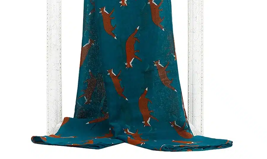 Ladybro Brand Infinity Loop Scarf For Women Autumn Winter Scarves Ring Scarf Long Shawl Lady Fox Print Pashmina Scarves Female 25