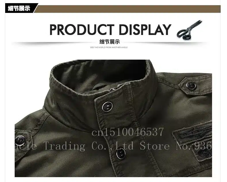 Military Jacket Men Military Style Jackets For Men Mens Army Jackets And Coats Chaqueta Hombre Veste Homme Cazadoras Hombre.DA04 21