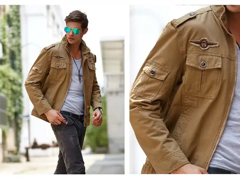 Military Jacket Men Military Style Jackets For Men Mens Army Jackets And Coats Chaqueta Hombre Veste Homme Cazadoras Hombre.DA04 45