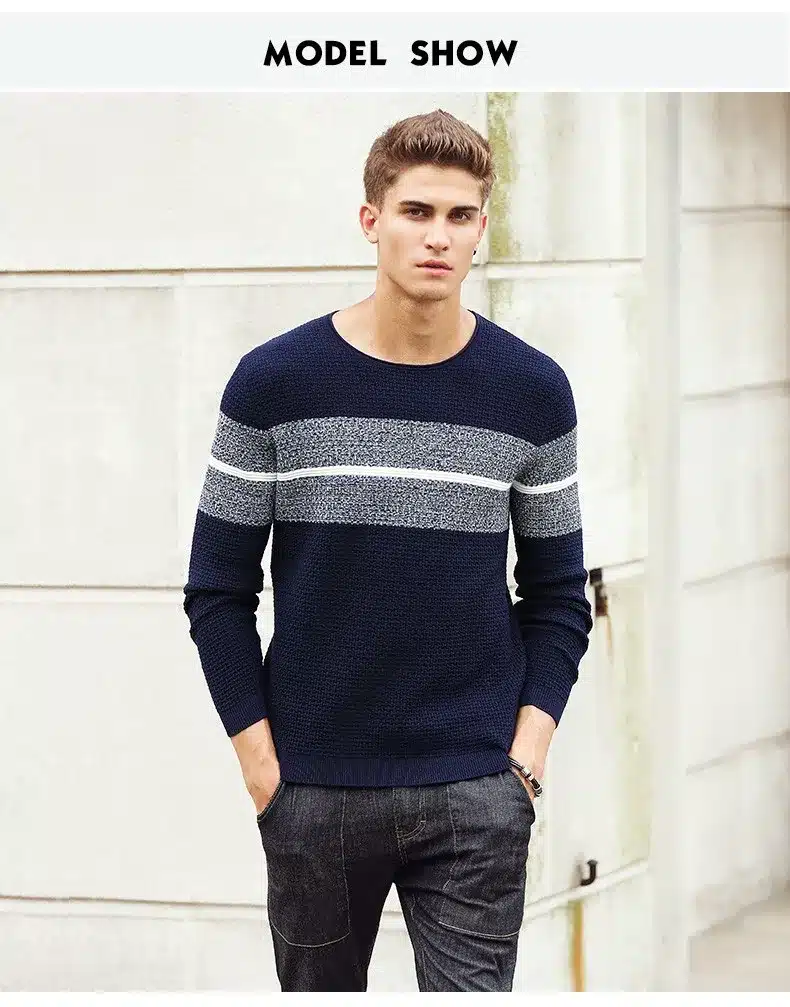 Pioneer Camp 2017 New Spring Autumn Brand clothing Men Sweaters Pullovers Knitting fashion Designer Casual Man Knitwear 611201 17
