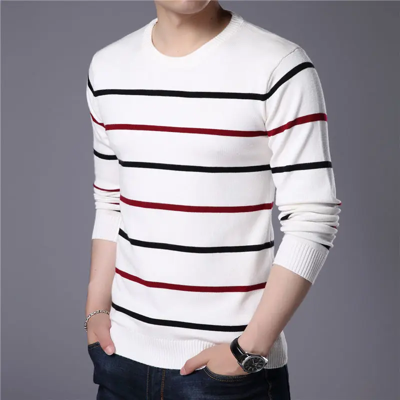 COODRONY O-Neck Pullover Men Brand Clothing 2017 Autumn Winter New Arrival Cashmere Wool Sweater Men Casual Striped Pull Men 152 8