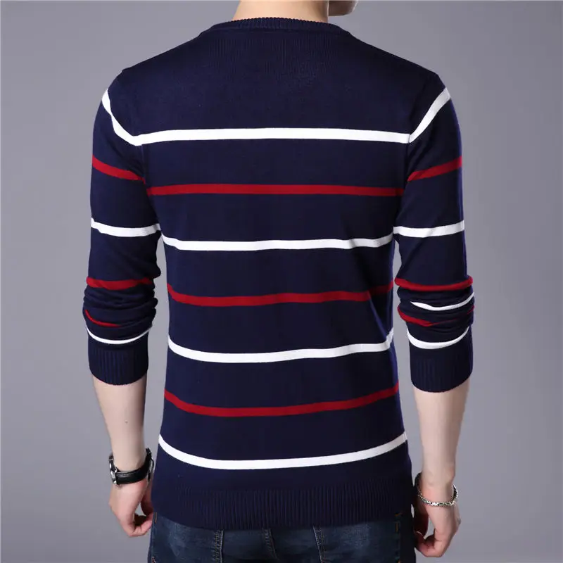 COODRONY O-Neck Pullover Men Brand Clothing 2017 Autumn Winter New Arrival Cashmere Wool Sweater Men Casual Striped Pull Men 152 14