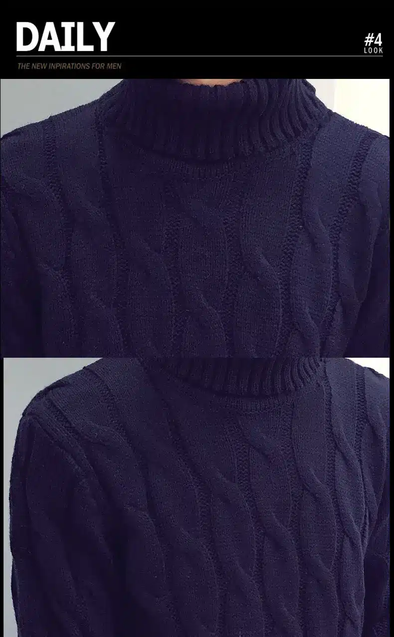 2017 autumn winter new turtleneck sweater male sweater men's slim underwear shirt fashion and leisure high quality sweaters 31