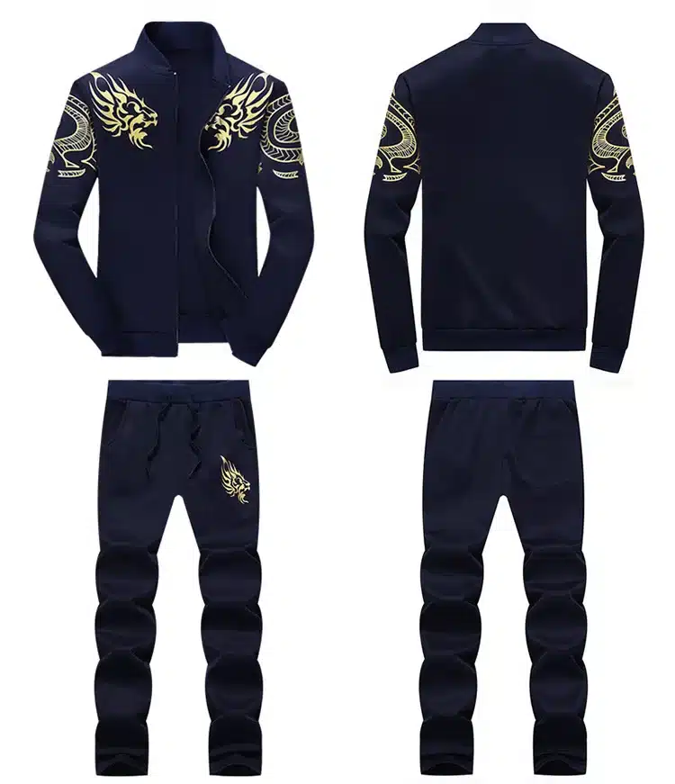 Bumpybeast Zipper Jacket+Pant Polo Set 2017 Casual Men Sporting Suit Hoodie Men's Tracksuit Sweatshirt Male Two Pieces Set 13
