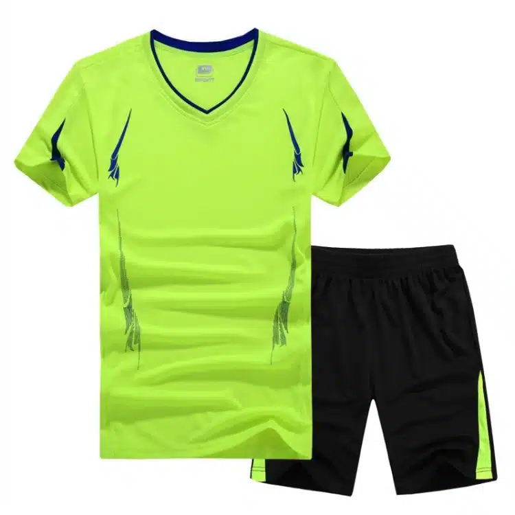 2017 Summer Men Set Sporting Suit Short Sleeve T Shirt+Shorts Quick Drying 2 Piece Set Sweatsuit Casual Male Tracksuit Clothing 9