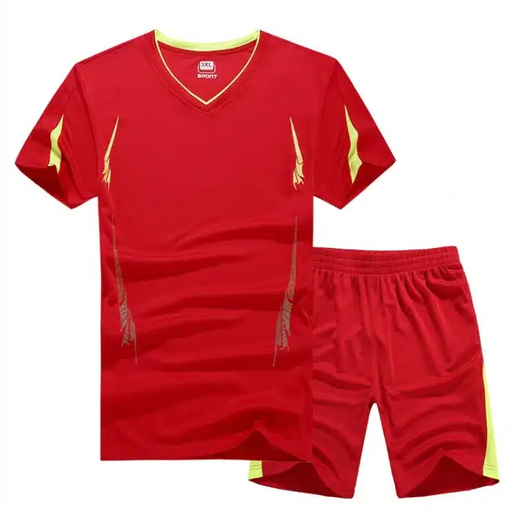 2017 Summer Men Set Sporting Suit Short Sleeve T Shirt+Shorts Quick Drying 2 Piece Set Sweatsuit Casual Male Tracksuit Clothing 11