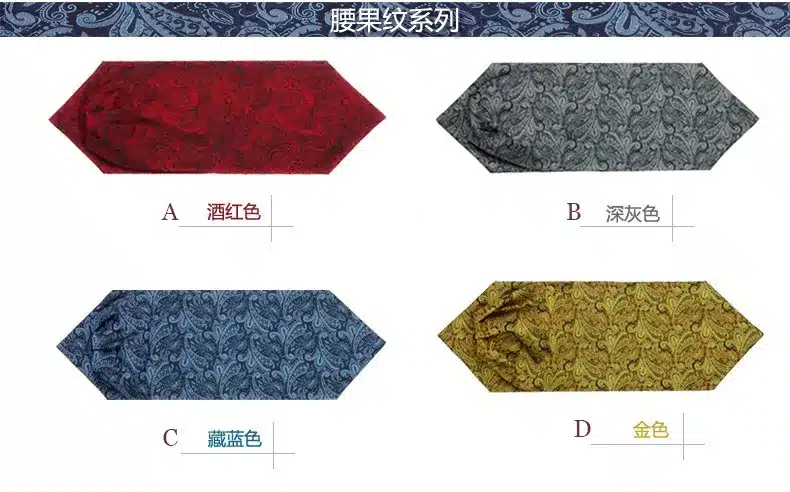 GUSLESON Quality 19 Styles Fashion Luxury Duplex Silk Printing Men Scarf Polka Dot Scarves Suit England Jacquard weave 15