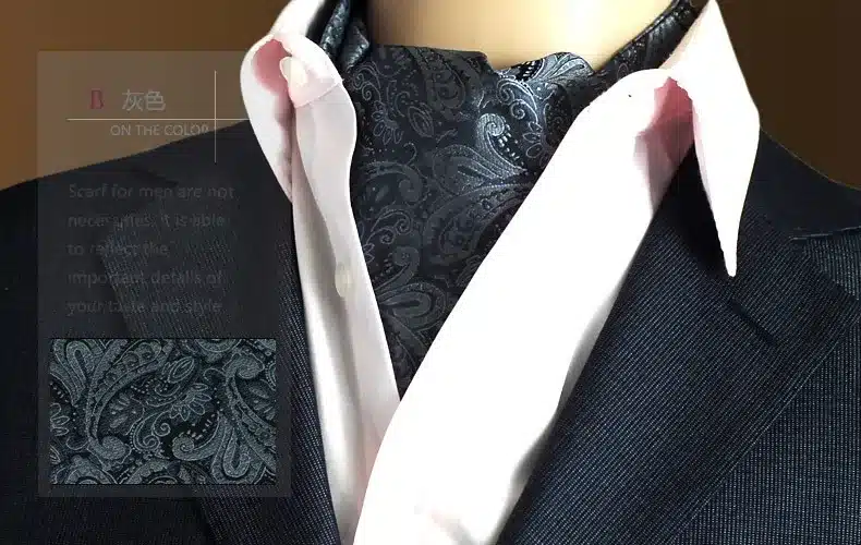 GUSLESON Quality 19 Styles Fashion Luxury Duplex Silk Printing Men Scarf Polka Dot Scarves Suit England Jacquard weave 17