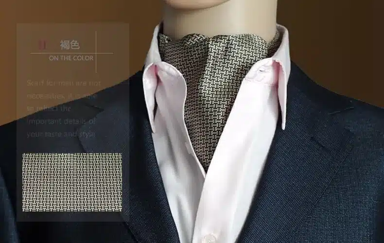 GUSLESON Quality 19 Styles Fashion Luxury Duplex Silk Printing Men Scarf Polka Dot Scarves Suit England Jacquard weave 25