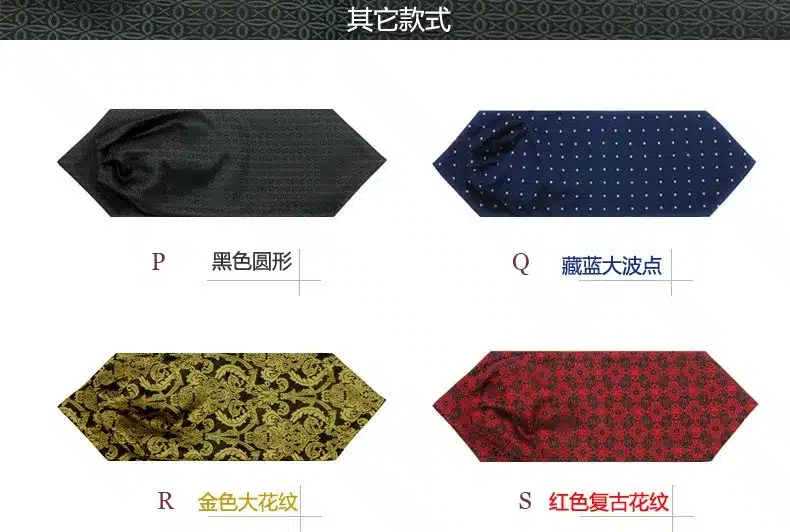 GUSLESON Quality 19 Styles Fashion Luxury Duplex Silk Printing Men Scarf Polka Dot Scarves Suit England Jacquard weave 34