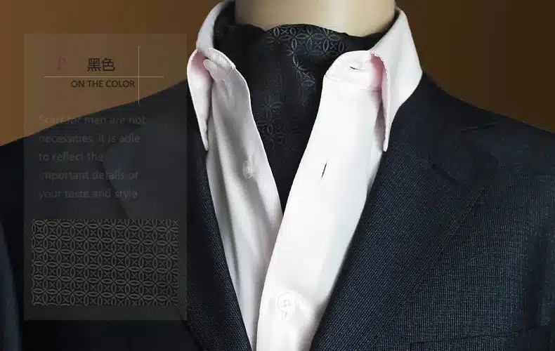 GUSLESON Quality 19 Styles Fashion Luxury Duplex Silk Printing Men Scarf Polka Dot Scarves Suit England Jacquard weave 35