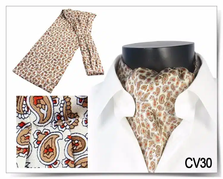 2017 Winter New Arrival 100% Silk Luxury Double-faced Paisley Printed Cravat Men's Long Scarf with Giftbox 35