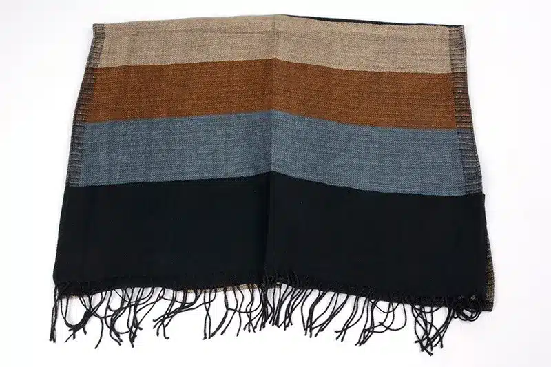 JeouLy 2017 double fine striped Scarves men winter new brand Fashion Plaid Scarf for Men cozy warm long Tassel scarf cotton blue 9