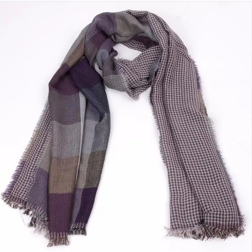 free ship 2016 tartan Scarves men winter new brand Fashion Plaid Scarf for Men Design cozy warm long scarf cotton brown Tassel 10