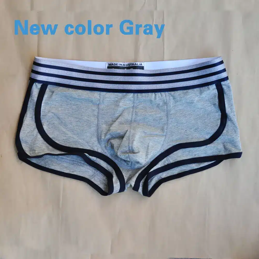 High quality cotton man brand fashion underwear boxer short trunk sexy low waist 3D Ucrotch panties underpants Free shipping 25