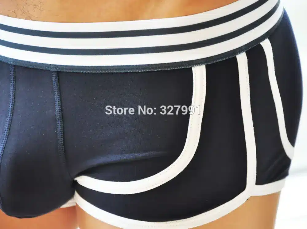 High quality cotton man brand fashion underwear boxer short trunk sexy low waist 3D Ucrotch panties underpants Free shipping 28