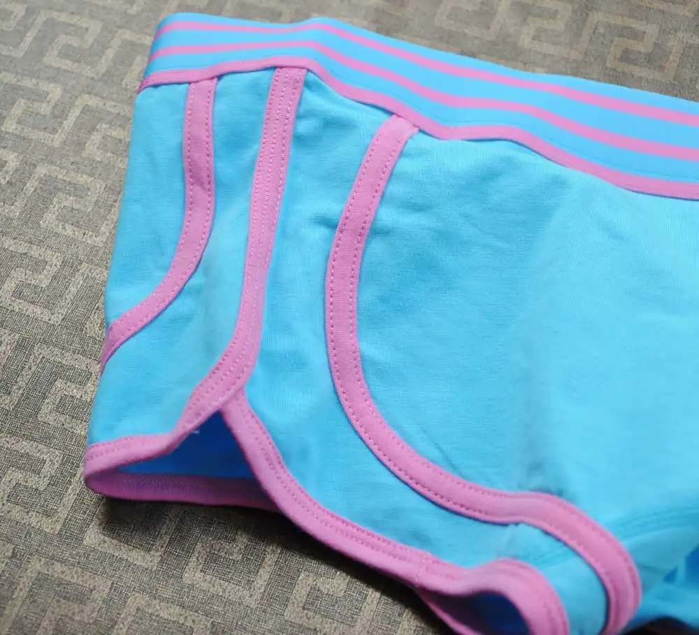 High quality cotton man brand fashion underwear boxer short trunk sexy low waist 3D Ucrotch panties underpants Free shipping 33