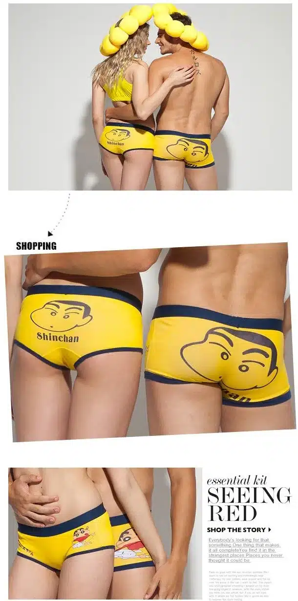 Free shipping brand quality couple underwear cotton cartoon underpants soft modal panties men boxer shorts cueca masculine XL 12