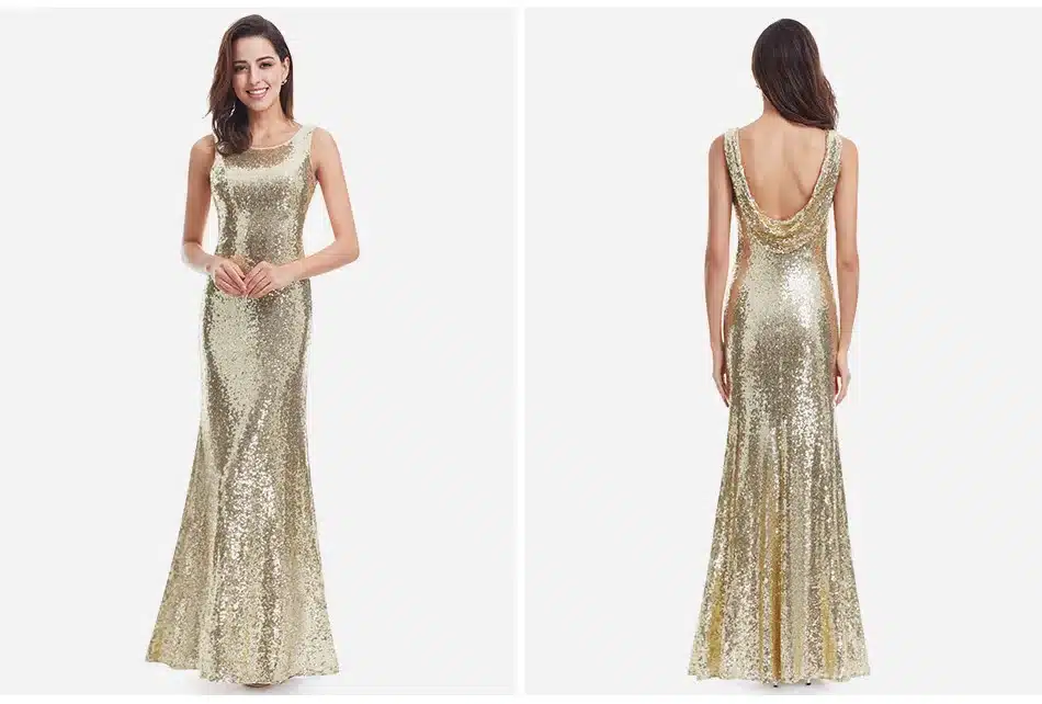 Evening Dress Long Sparkle Ever-Pretty 2017 New V-Neck Women Elegant EP08999 Sequin Mermaid Maxi Evening Party Gown Dress 11