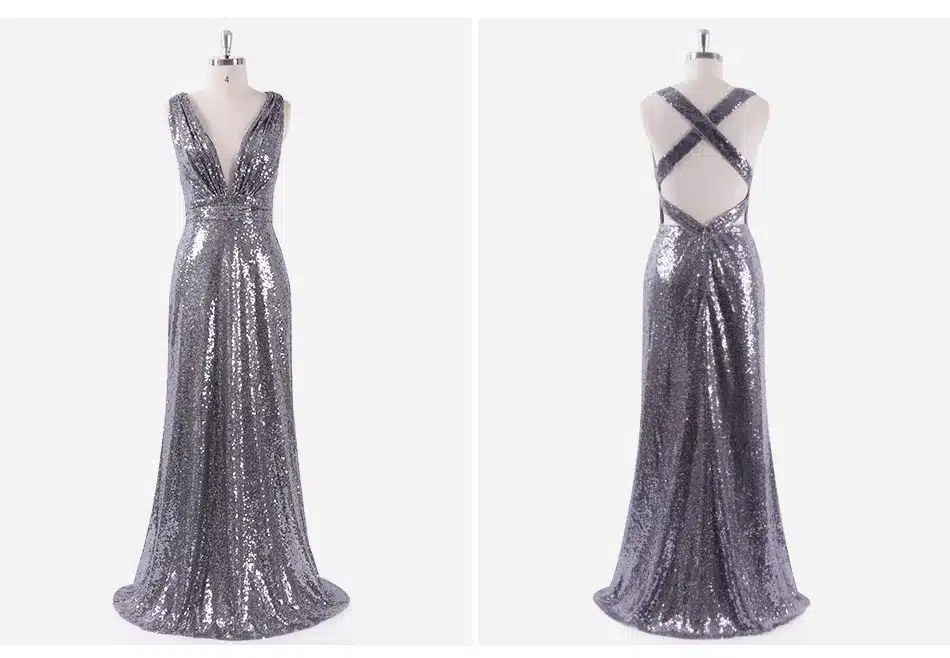 Evening Dress Long Sparkle Ever-Pretty 2017 New V-Neck Women Elegant EP08999 Sequin Mermaid Maxi Evening Party Gown Dress 18
