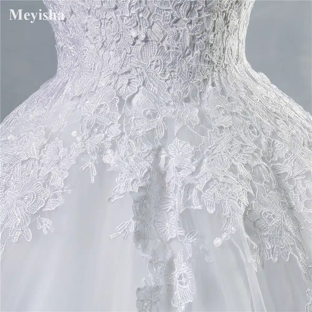 ZJ9036 2016 2017 lace White Ivory A-Line Wedding Dresses for bride Dress gown Vintage plus size Customer made size 2-28W 15