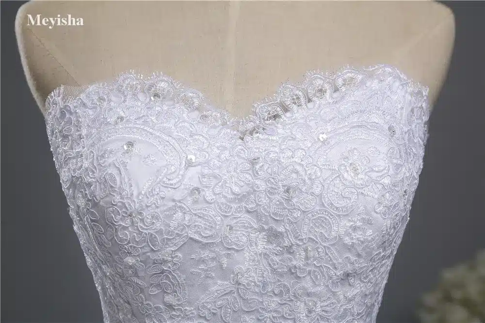 ZJ9022 2016 fashion Beads Crystal White Ivory Wedding Dress for brides plus size formal sweetheart 2-16W/18W/20W/22W/24W/26W/28W 13