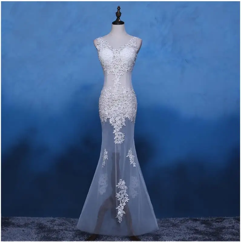 DongCMY CG0892 New 2017 formal long party robe de soiree lace plus size kaftan vestido longo V-Neck evening dress 19