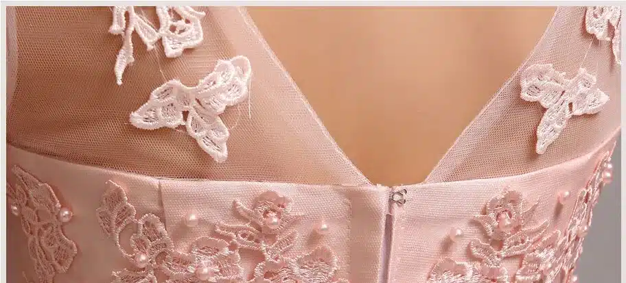 Chiffon Pearls Embroidery Sleeveless Women Formal Gowns Wedding Party Dresses Elegant Long Red A-Line Bridesmaid Dresses 21