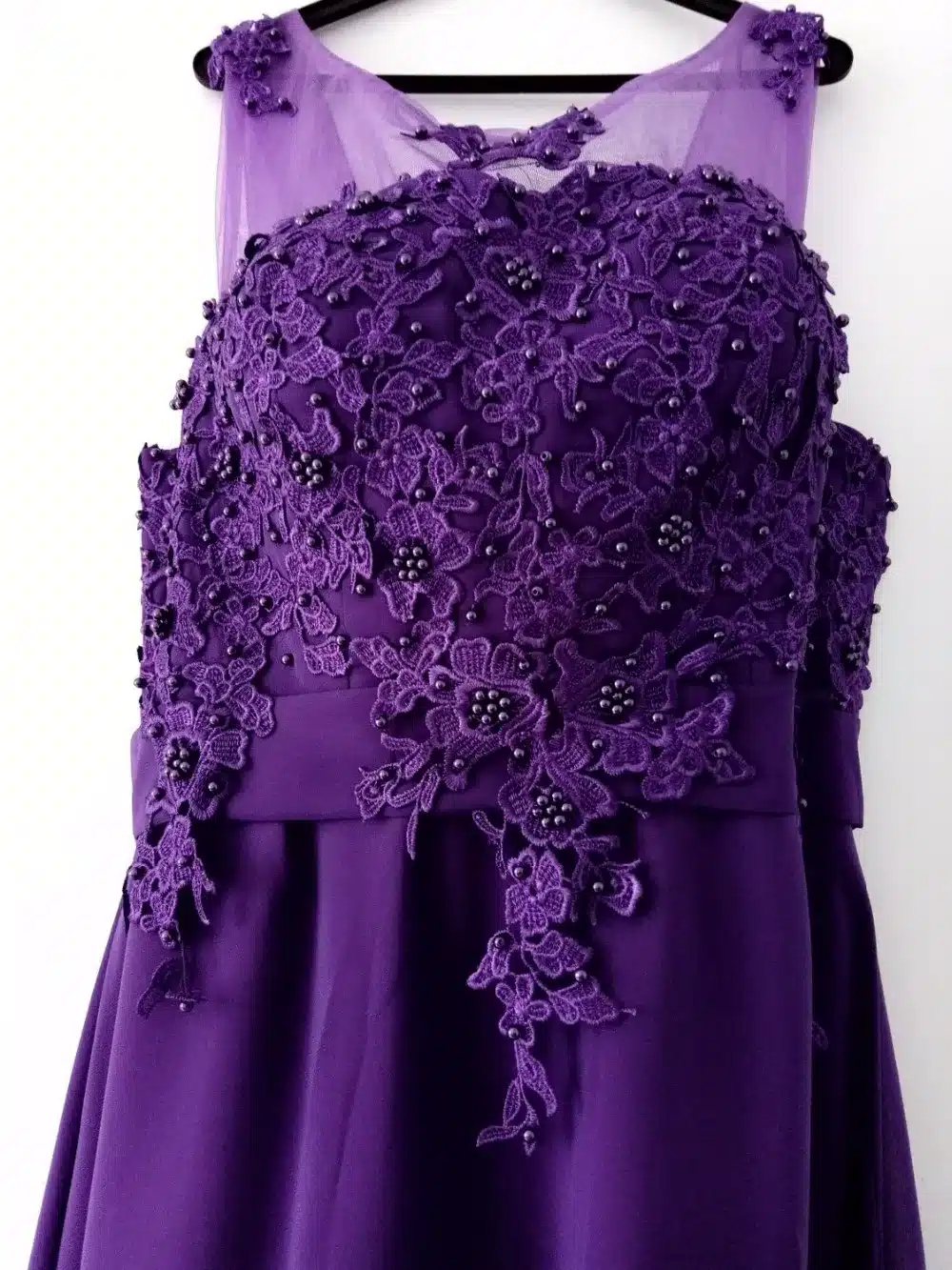 Chiffon Pearls Embroidery Sleeveless Women Formal Gowns Wedding Party Dresses Elegant Long Red A-Line Bridesmaid Dresses 30