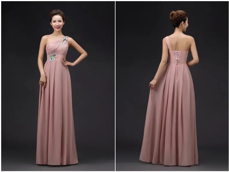 DongCMY 2017 new long design Evening dress party one shoulder vestido longo Lace-up plus size formal CG002 23