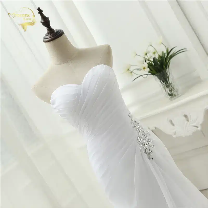 2017 New Arrival Vestido De Noiva Robe De Mariage Bridal Dress Mermaid Trumpet Chiffon Wedding Dresses Plus Size YN 9532 14