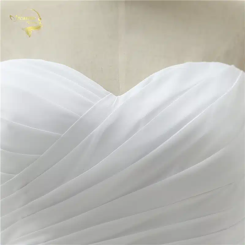 2017 New Arrival Vestido De Noiva Robe De Mariage Bridal Dress Mermaid Trumpet Chiffon Wedding Dresses Plus Size YN 9532 15