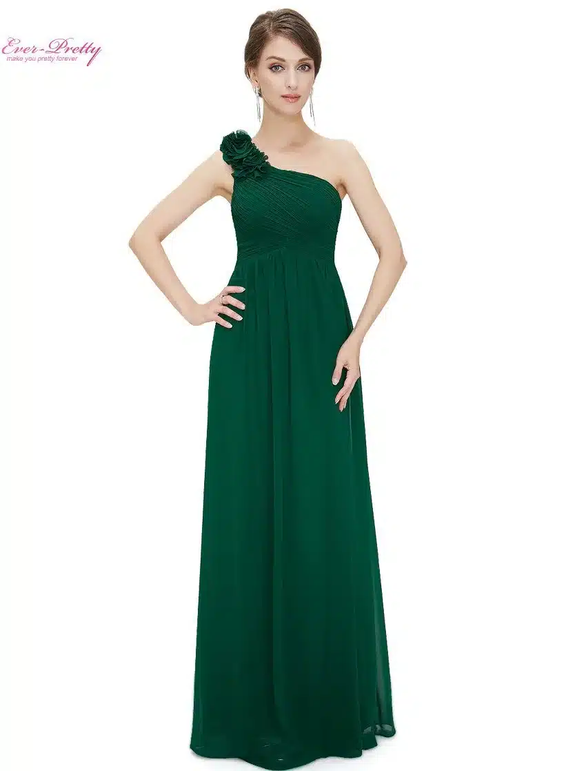 Bridesmaid Dresses Ever Pretty EP08237 One Shoulder Floral Padded Wedding Party Pregnant Dress Cheap Bridesmaid Dresses Under 50 12