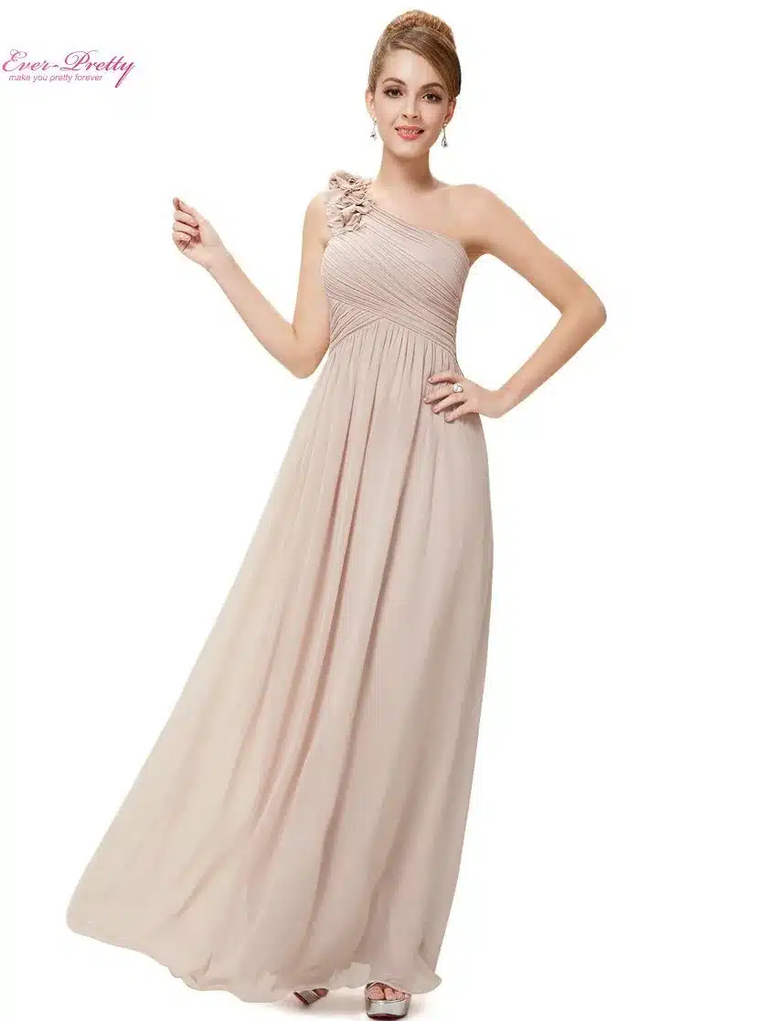 Bridesmaid Dresses Ever Pretty EP08237 One Shoulder Floral Padded Wedding Party Pregnant Dress Cheap Bridesmaid Dresses Under 50 14