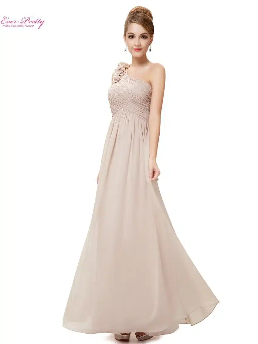 Bridesmaid Dresses Ever Pretty EP08237 One Shoulder Floral Padded Wedding Party Pregnant Dress Cheap Bridesmaid Dresses Under 50 16
