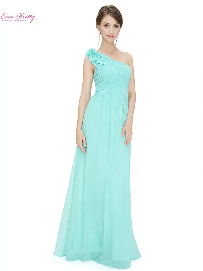 Bridesmaid Dresses Ever Pretty EP08237 One Shoulder Floral Padded Wedding Party Pregnant Dress Cheap Bridesmaid Dresses Under 50 21