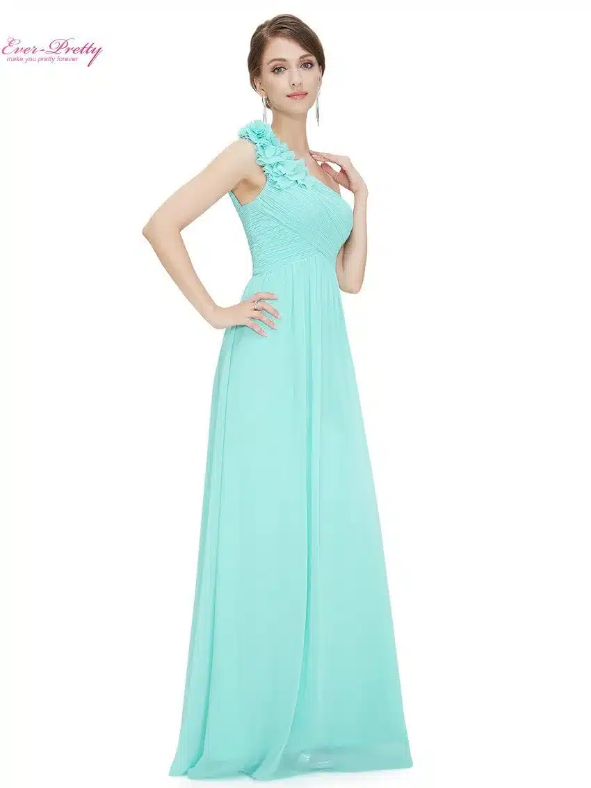 Bridesmaid Dresses Ever Pretty EP08237 One Shoulder Floral Padded Wedding Party Pregnant Dress Cheap Bridesmaid Dresses Under 50 22