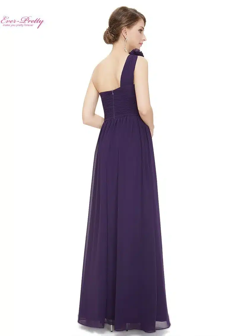 Bridesmaid Dresses Ever Pretty EP08237 One Shoulder Floral Padded Wedding Party Pregnant Dress Cheap Bridesmaid Dresses Under 50 25