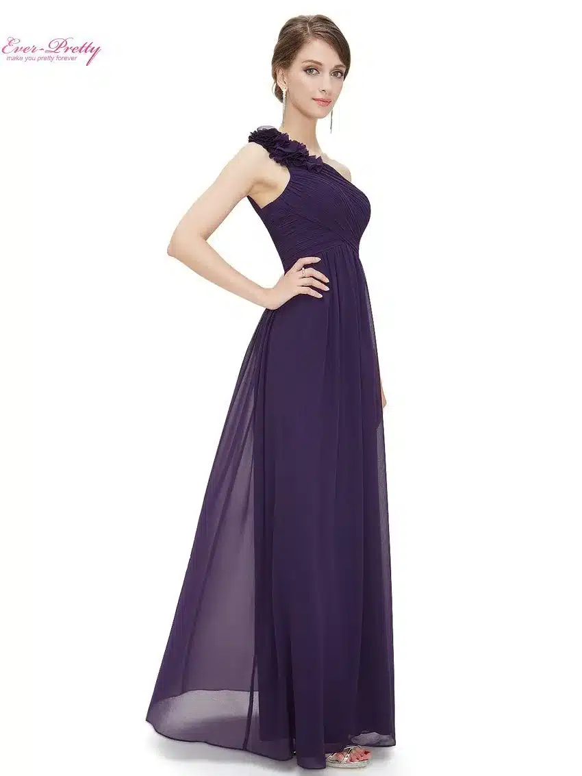 Bridesmaid Dresses Ever Pretty EP08237 One Shoulder Floral Padded Wedding Party Pregnant Dress Cheap Bridesmaid Dresses Under 50 27