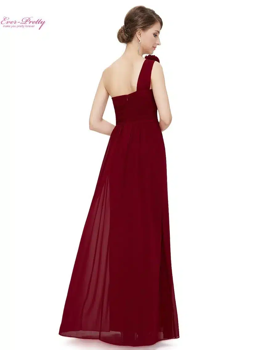 Bridesmaid Dresses Ever Pretty EP08237 One Shoulder Floral Padded Wedding Party Pregnant Dress Cheap Bridesmaid Dresses Under 50 30