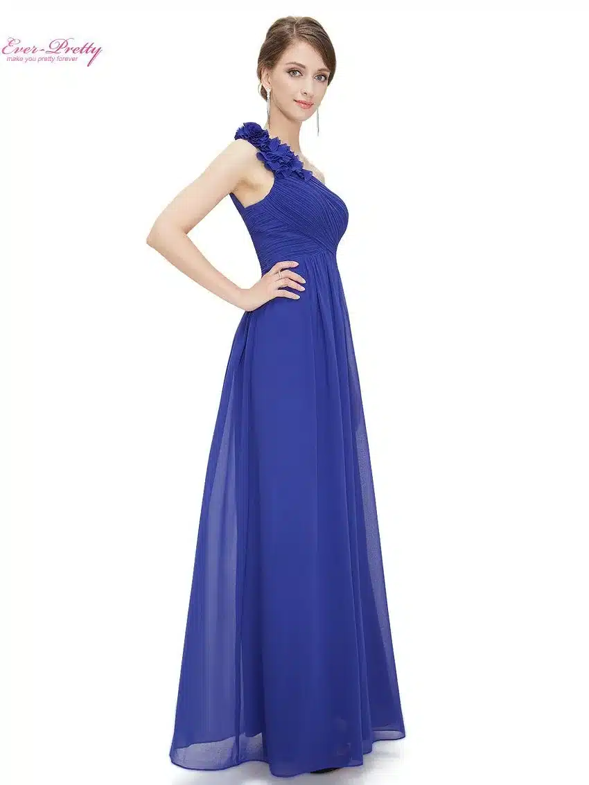 Bridesmaid Dresses Ever Pretty EP08237 One Shoulder Floral Padded Wedding Party Pregnant Dress Cheap Bridesmaid Dresses Under 50 35