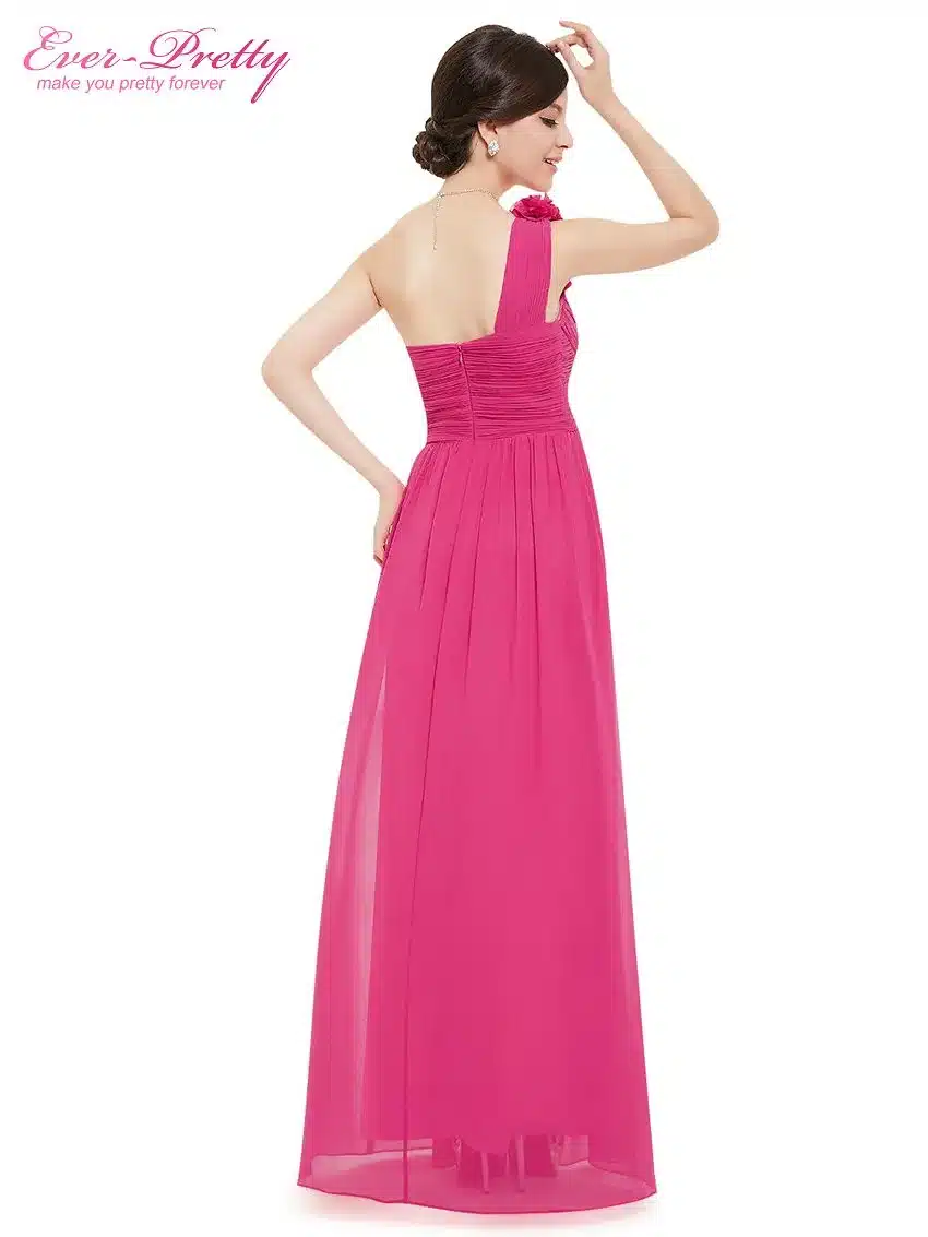 Bridesmaid Dresses Ever Pretty EP08237 One Shoulder Floral Padded Wedding Party Pregnant Dress Cheap Bridesmaid Dresses Under 50 39