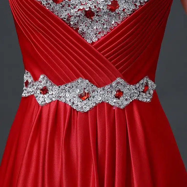 CEEWHY Crystal Vestido de Festa de Casamento 2017 Long Bridesmaid Dresses for Wedding Party Satin Sexy Formal Prom Party Gowns 16