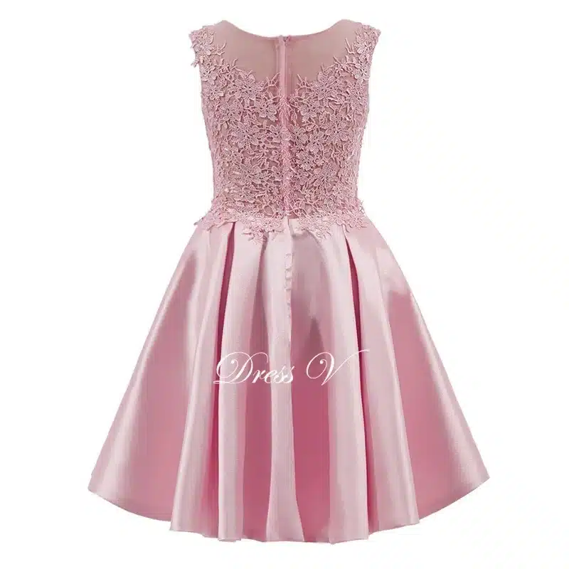 Dressv homecoming dress cheap peach a line mini appliques cocktail party dress above knee cheap gray short lace homecoming dress 4