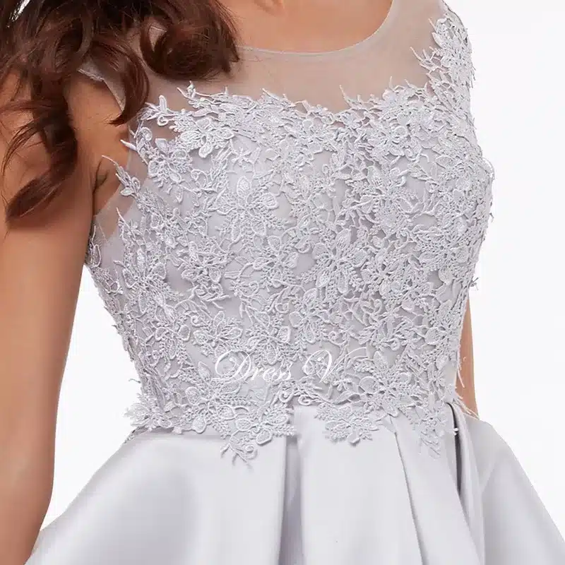 Dressv homecoming dress cheap peach a line mini appliques cocktail party dress above knee cheap gray short lace homecoming dress 10