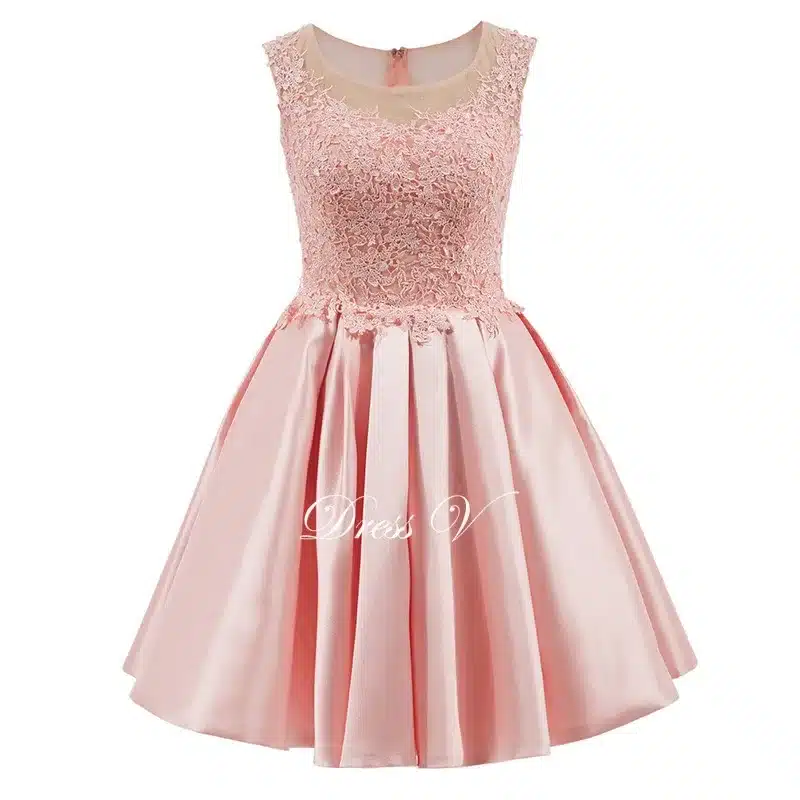 Dressv homecoming dress cheap peach a line mini appliques cocktail party dress above knee cheap gray short lace homecoming dress 11