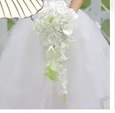 Free shipping Bride holding flowers, New arrival Romantic Wedding Colorful Rose Bride 's Bouquet,purple pink bridal bouquets 4