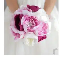 Free shipping Bride holding flowers, New arrival Romantic Wedding Colorful Rose Bride 's Bouquet,purple pink bridal bouquets 10