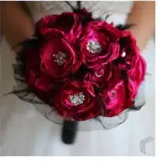 Free shipping Bride holding flowers, New arrival Romantic Wedding Colorful Rose Bride 's Bouquet,purple pink bridal bouquets 13
